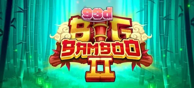 Visual vibrante e temático de Big Bamboo 2 com elementos da natureza e símbolos misteriosos.